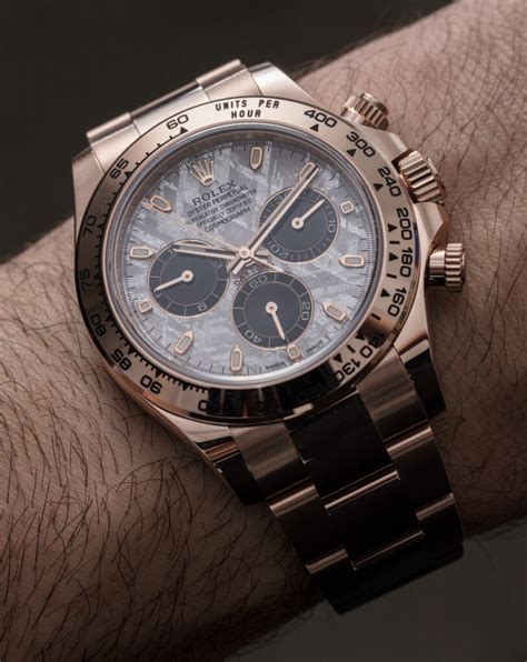 rolex meterorite dial|Rolex daytona meteorite 2021.